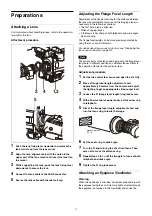 Preview for 10 page of Sony HDC5500 Operating Instructions Manual