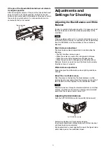 Preview for 15 page of Sony HDC5500 Operating Instructions Manual