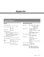 Preview for 105 page of Sony HDCAM J-H1 Operation Manual