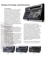 Предварительный просмотр 3 страницы Sony HDCAM-SR SRW5100 Brochure