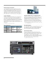 Предварительный просмотр 6 страницы Sony HDCAM-SR SRW5100 Brochure