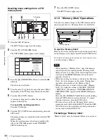 Предварительный просмотр 38 страницы Sony HDCAM-SR SRW5100 Operation Manual