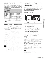 Предварительный просмотр 49 страницы Sony HDCAM-SR SRW5100 Operation Manual