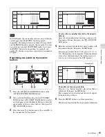 Предварительный просмотр 63 страницы Sony HDCAM-SR SRW5100 Operation Manual