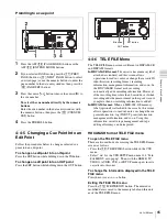 Предварительный просмотр 65 страницы Sony HDCAM-SR SRW5100 Operation Manual