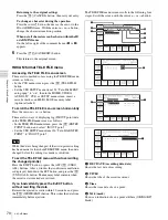 Предварительный просмотр 70 страницы Sony HDCAM-SR SRW5100 Operation Manual