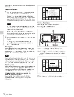 Предварительный просмотр 78 страницы Sony HDCAM-SR SRW5100 Operation Manual