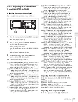 Предварительный просмотр 81 страницы Sony HDCAM-SR SRW5100 Operation Manual