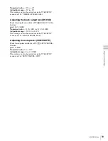 Предварительный просмотр 83 страницы Sony HDCAM-SR SRW5100 Operation Manual