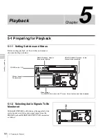 Предварительный просмотр 92 страницы Sony HDCAM-SR SRW5100 Operation Manual