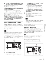 Предварительный просмотр 97 страницы Sony HDCAM-SR SRW5100 Operation Manual