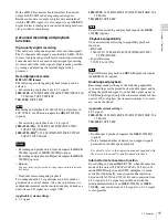 Preview for 11 page of Sony HDCAM-SR SRW5800 Operation Manual