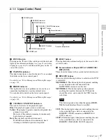 Preview for 17 page of Sony HDCAM-SR SRW5800 Operation Manual