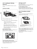 Preview for 36 page of Sony HDCAM-SR SRW5800 Operation Manual