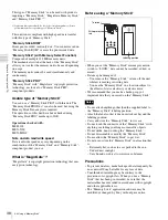 Preview for 38 page of Sony HDCAM-SR SRW5800 Operation Manual