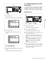 Предварительный просмотр 41 страницы Sony HDCAM-SR SRW5800 Operation Manual