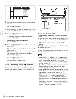 Предварительный просмотр 44 страницы Sony HDCAM-SR SRW5800 Operation Manual