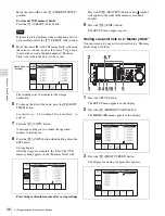 Предварительный просмотр 46 страницы Sony HDCAM-SR SRW5800 Operation Manual