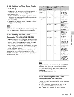 Preview for 63 page of Sony HDCAM-SR SRW5800 Operation Manual