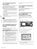 Preview for 64 page of Sony HDCAM-SR SRW5800 Operation Manual