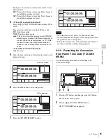 Preview for 65 page of Sony HDCAM-SR SRW5800 Operation Manual