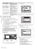 Preview for 76 page of Sony HDCAM-SR SRW5800 Operation Manual