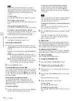 Preview for 78 page of Sony HDCAM-SR SRW5800 Operation Manual