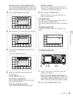 Preview for 85 page of Sony HDCAM-SR SRW5800 Operation Manual