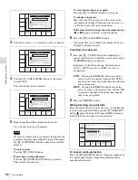 Предварительный просмотр 86 страницы Sony HDCAM-SR SRW5800 Operation Manual