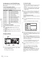 Preview for 100 page of Sony HDCAM-SR SRW5800 Operation Manual