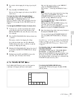 Preview for 101 page of Sony HDCAM-SR SRW5800 Operation Manual