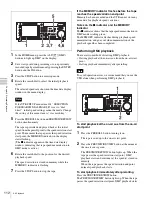 Preview for 112 page of Sony HDCAM-SR SRW5800 Operation Manual