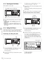 Preview for 116 page of Sony HDCAM-SR SRW5800 Operation Manual