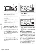 Preview for 118 page of Sony HDCAM-SR SRW5800 Operation Manual