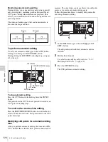 Preview for 124 page of Sony HDCAM-SR SRW5800 Operation Manual