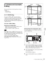 Preview for 125 page of Sony HDCAM-SR SRW5800 Operation Manual