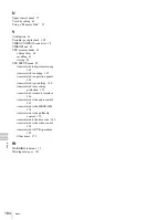 Preview for 184 page of Sony HDCAM-SR SRW5800 Operation Manual