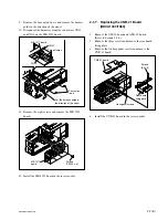 Предварительный просмотр 27 страницы Sony HDCU1000 Maintenance Manual