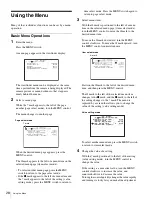 Предварительный просмотр 28 страницы Sony HDFV-C950W Operation Manual