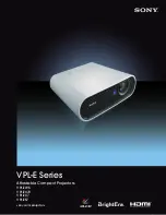 Sony HDMI VPL-EX7 Brochure & Specs preview