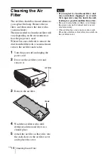 Preview for 34 page of Sony HDMI VPL-EX7 Quick Reference Manual