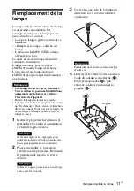 Preview for 49 page of Sony HDMI VPL-EX7 Quick Reference Manual