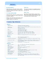 Preview for 2 page of Sony HDMI VPL-EX70 Brochure