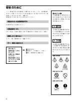 Предварительный просмотр 2 страницы Sony HDMI VPL-FE40 Installation Manual