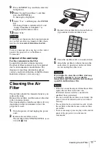 Предварительный просмотр 27 страницы Sony HDMI VPL-FE40 Quick Reference Manual