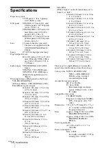 Предварительный просмотр 30 страницы Sony HDMI VPL-FE40 Quick Reference Manual