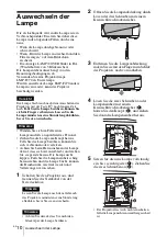 Предварительный просмотр 72 страницы Sony HDMI VPL-FE40 Quick Reference Manual