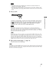 Preview for 21 page of Sony HDPS-M1 Operating Instructions Manual