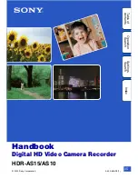 Sony HDR-AS10 Handbook preview