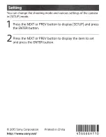 Preview for 4 page of Sony HDR-AS200V Startup Manual